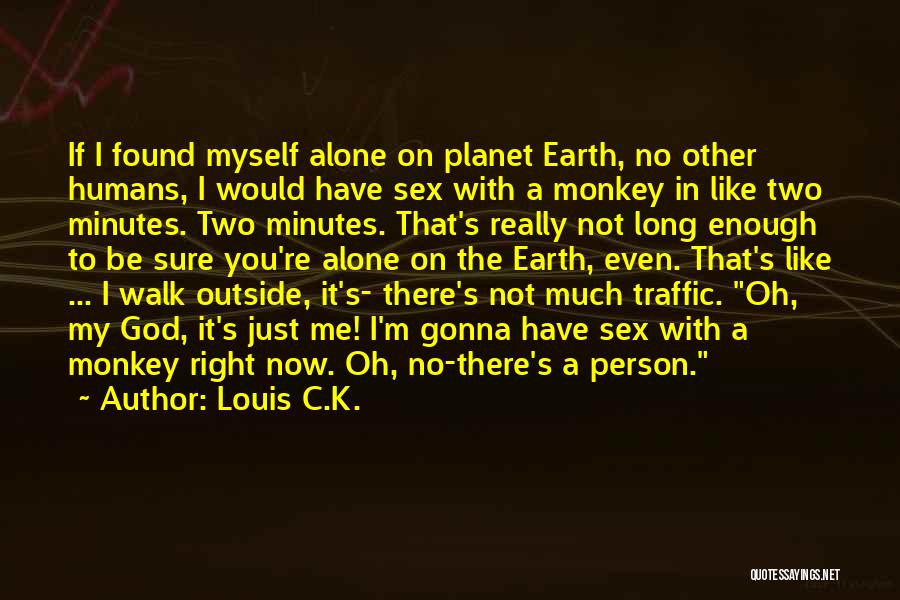 I Rather Walk Alone Quotes By Louis C.K.