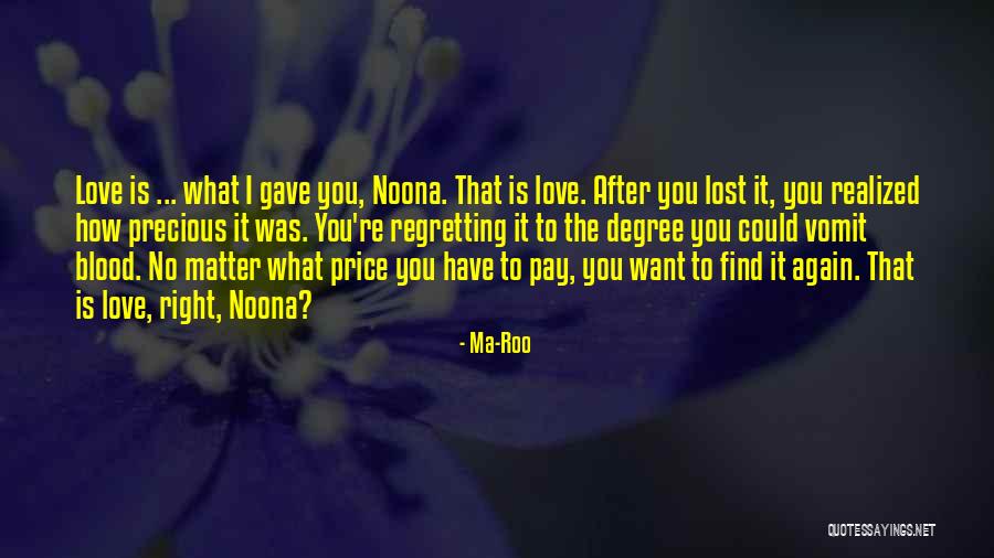 I Realized I Love You Quotes By Ma-Roo