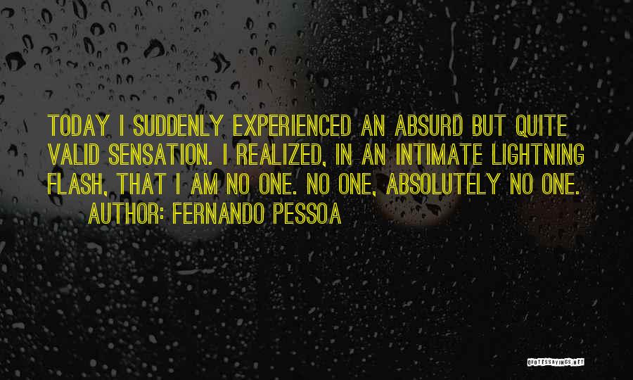 I Realized Something Today Quotes By Fernando Pessoa