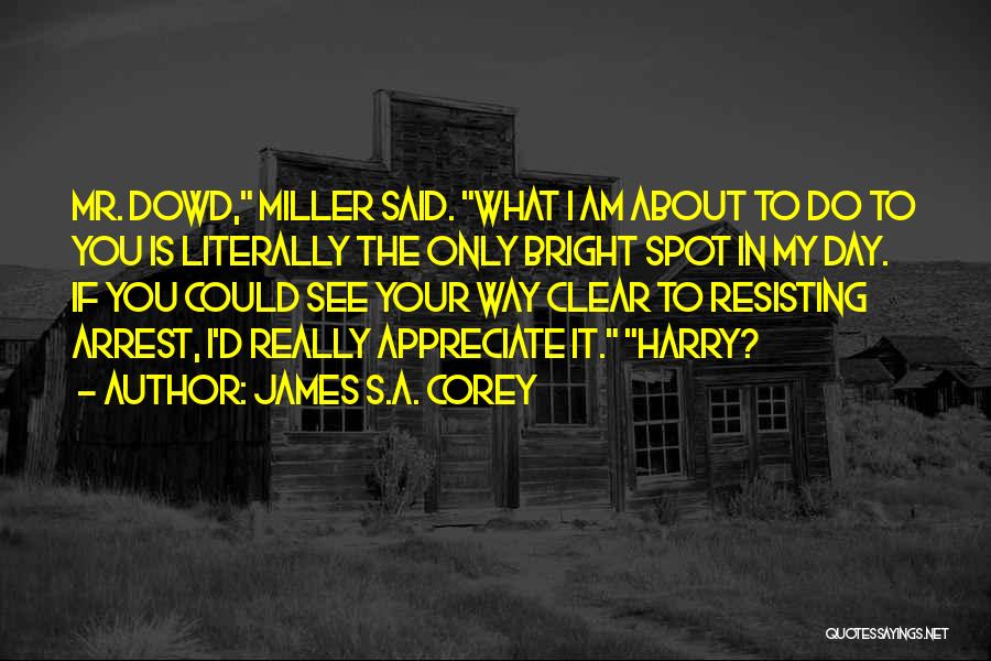 I Really Appreciate You Quotes By James S.A. Corey