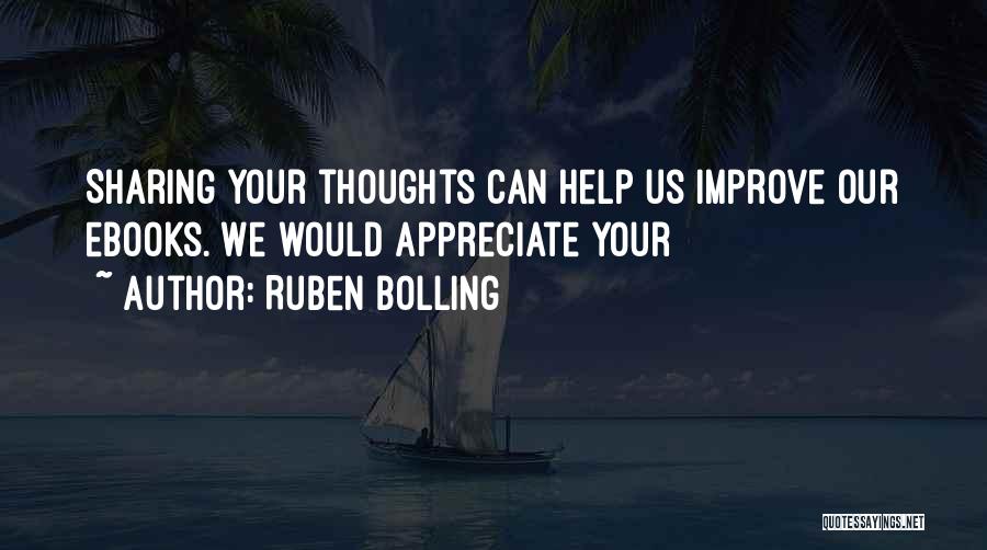 I Really Appreciate Your Help Quotes By Ruben Bolling