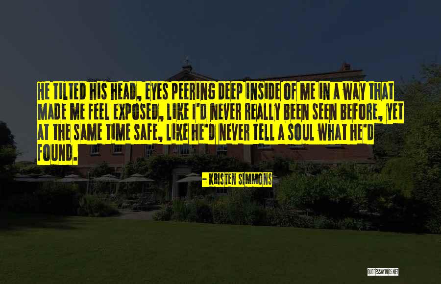 I Really Feel Inside Quotes By Kristen Simmons I Really Feel Inside Quotes By Kristen Simmons