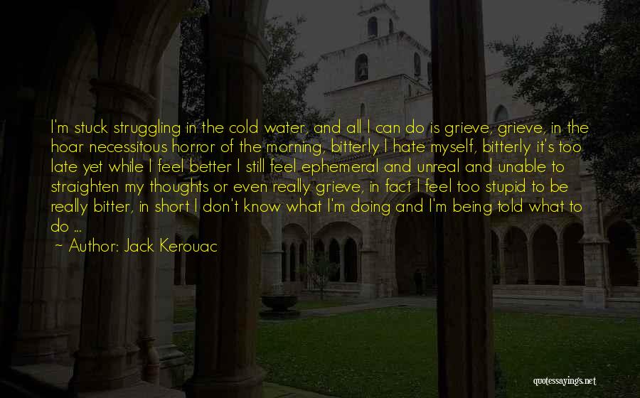 I Really Hate Myself Quotes By Jack Kerouac