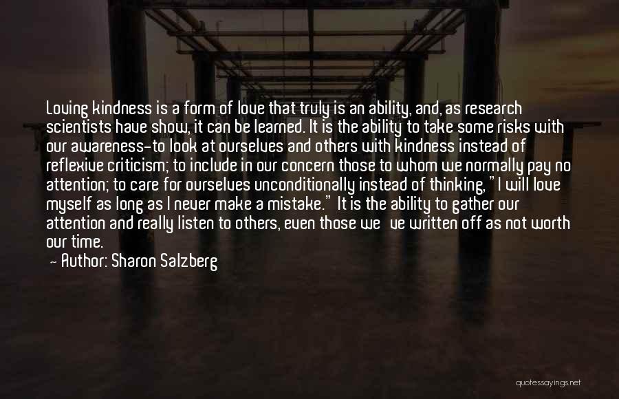 I Really Love Myself Quotes By Sharon Salzberg