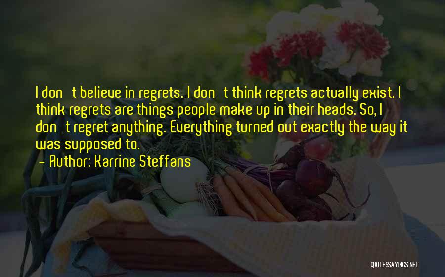 I Regret Things Quotes By Karrine Steffans