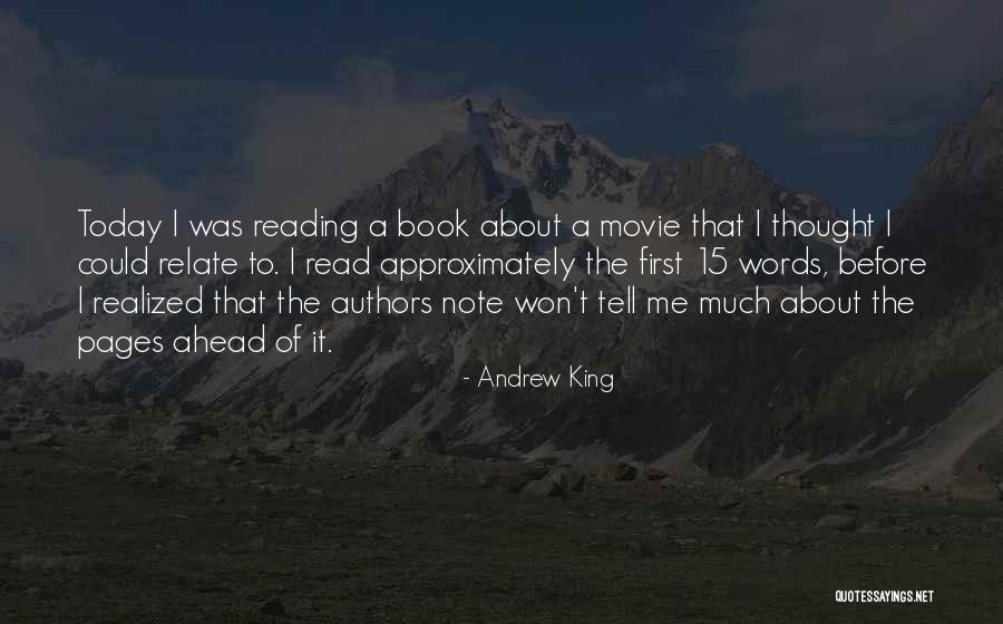 I Relate To That Quotes By Andrew King