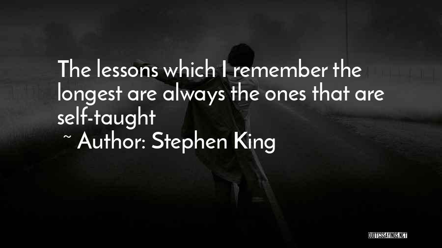 I Remember Quotes By Stephen King