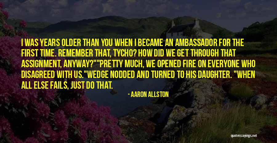 I Remember You Quotes By Aaron Allston