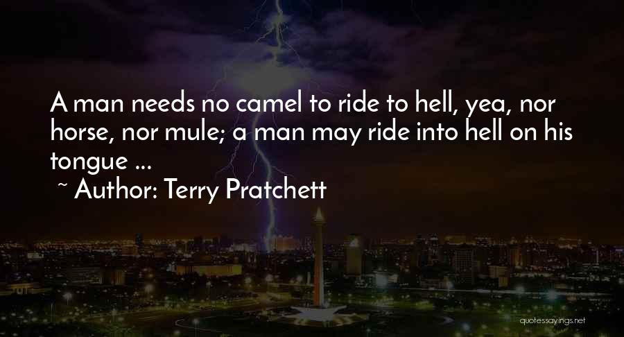 I Ride For My Man Quotes By Terry Pratchett