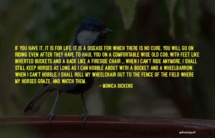 I Ride For You Quotes By Monica Dickens