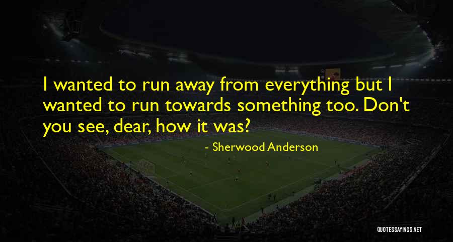 I Run To You Quotes By Sherwood Anderson I Run To You Quotes By Sherwood Anderson