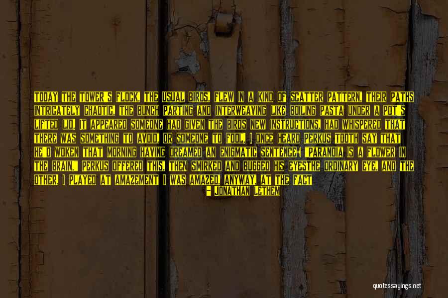 I Saw Him Today Quotes By Jonathan Lethem I Saw Him Today Quotes By Jonathan Lethem