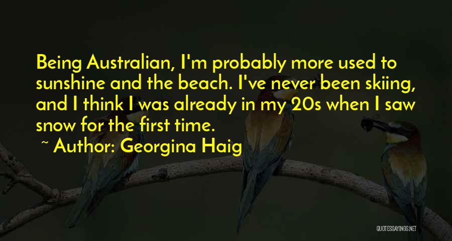 I Saw Quotes By Georgina Haig I Saw Quotes By Georgina Haig