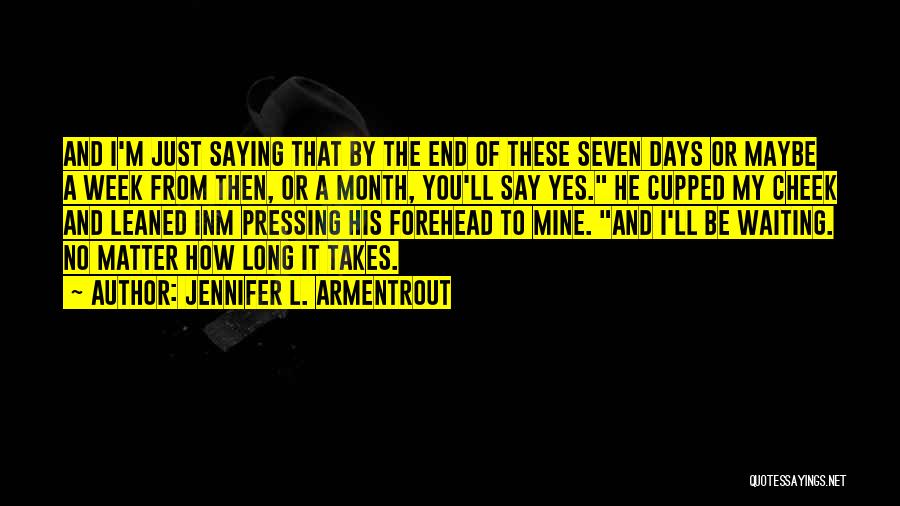 I Say No Quotes By Jennifer L. Armentrout