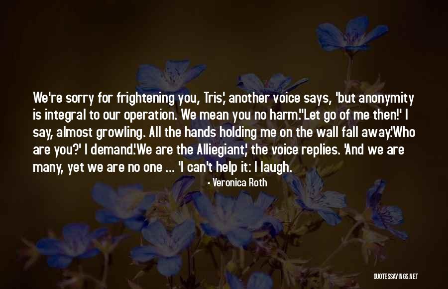 I Say Sorry Quotes By Veronica Roth I Say Sorry Quotes By Veronica Roth