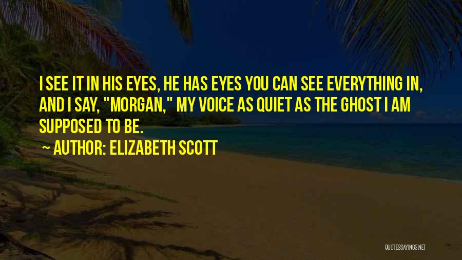 I See You In My Eyes Quotes By Elizabeth Scott