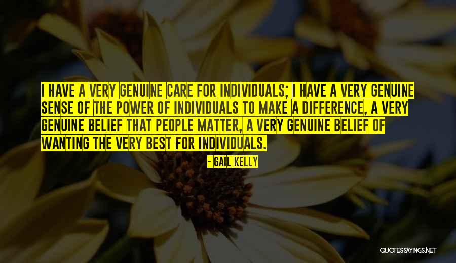 I Sense Quotes By Gail Kelly