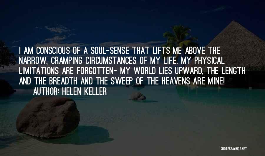 I Sense Quotes By Helen Keller
