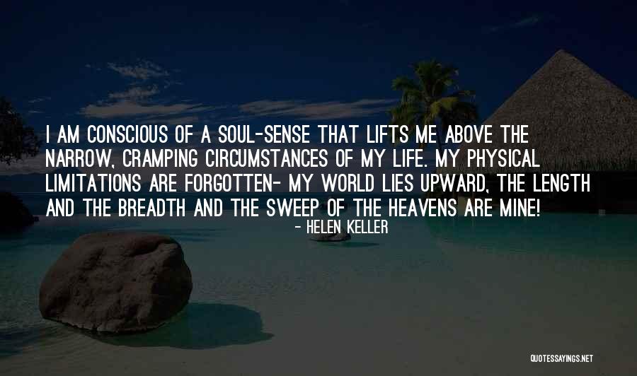 I Sense Quotes By Helen Keller