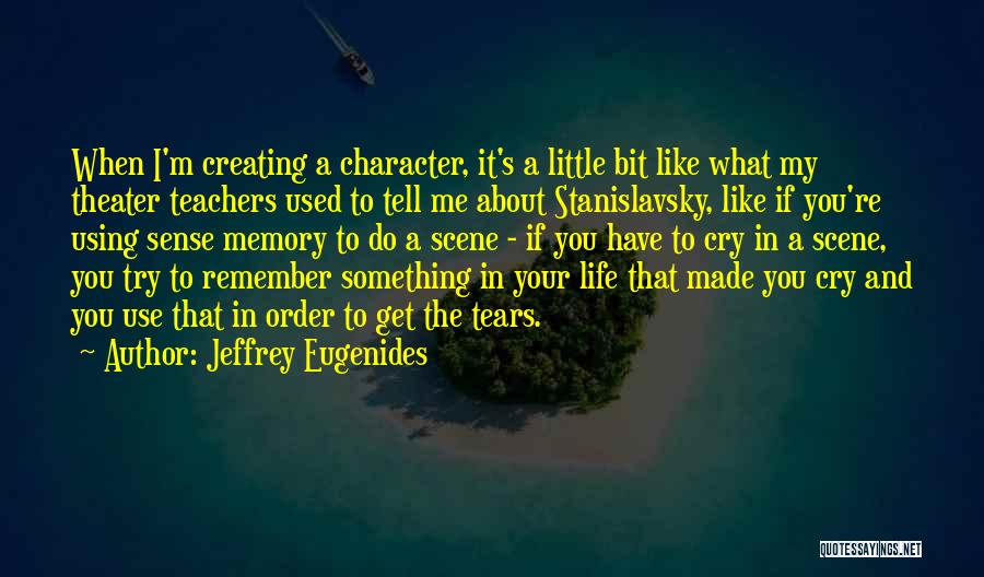 I Sense Quotes By Jeffrey Eugenides