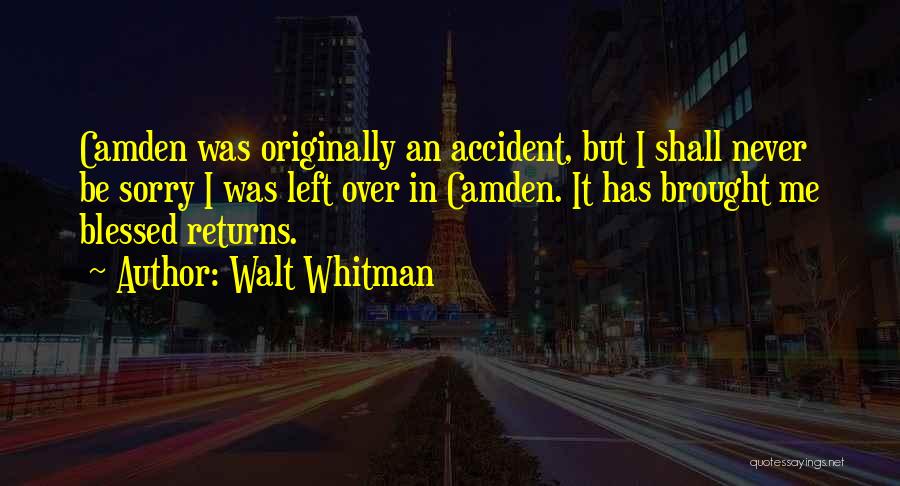 I Shall Return Quotes By Walt Whitman