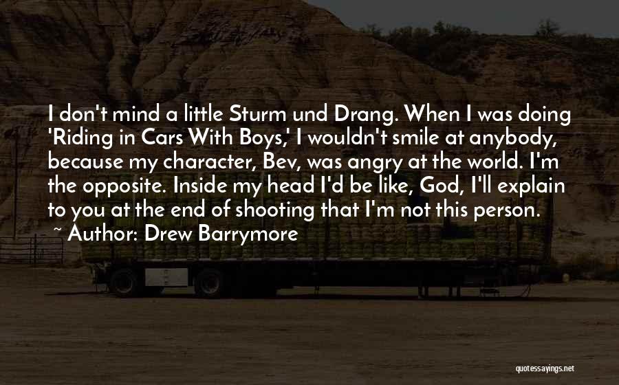 I Smile Because God Quotes By Drew Barrymore