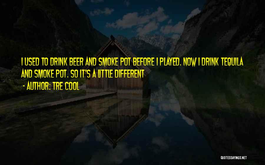 I Smoke I Drink Quotes By Tre Cool