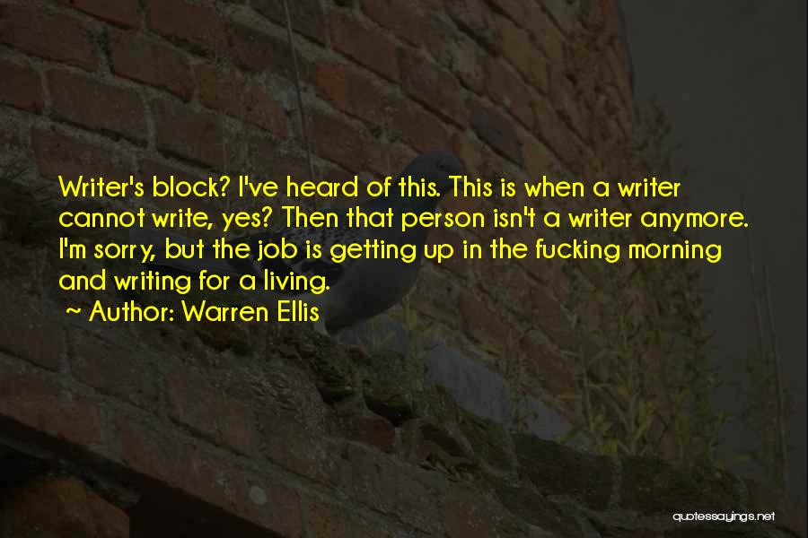 I Sorry For Quotes By Warren Ellis