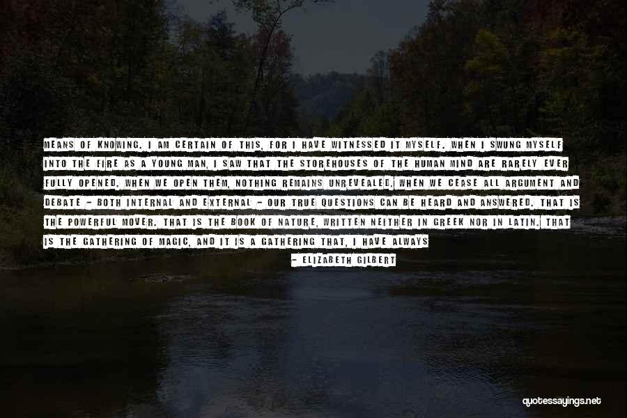 I Speak For Myself Quotes By Elizabeth Gilbert I Speak For Myself Quotes By Elizabeth Gilbert