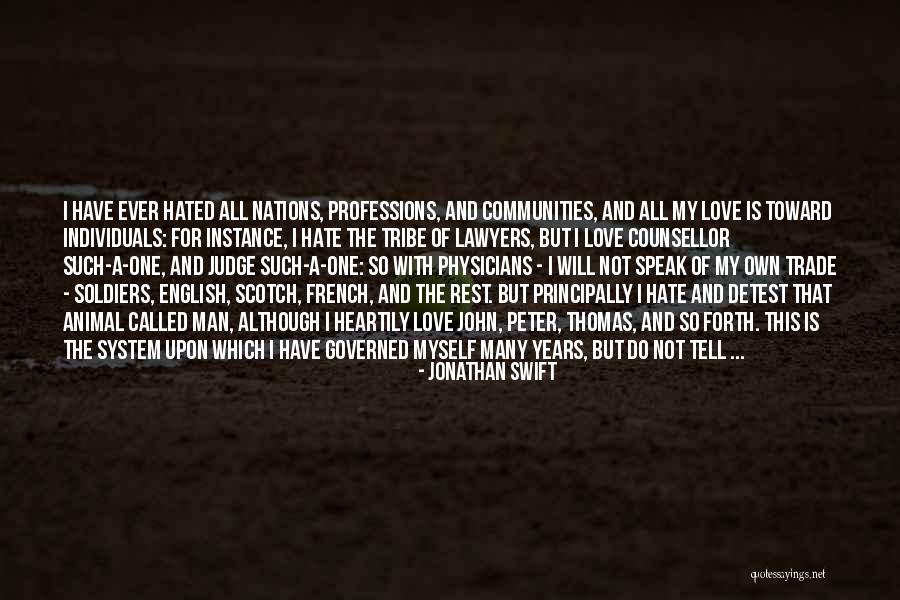 I Speak For Myself Quotes By Jonathan Swift I Speak For Myself Quotes By Jonathan Swift