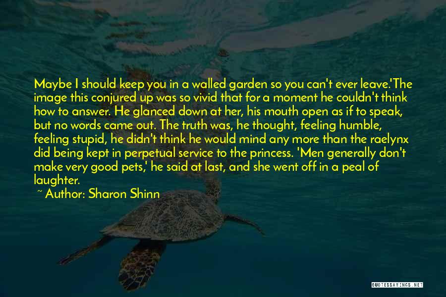 I Speak My Mind I Don't Mind What I Speak Quotes By Sharon Shinn