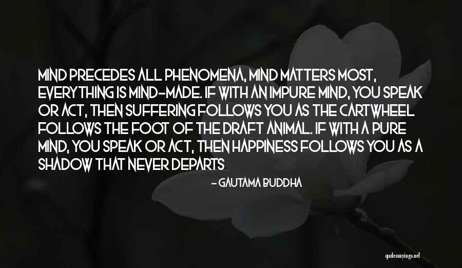 I Speak My Mind. I Never Mind What I Speak Quotes By Gautama Buddha