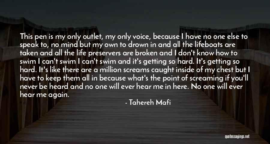 I Speak My Mind. I Never Mind What I Speak Quotes By Tahereh Mafi