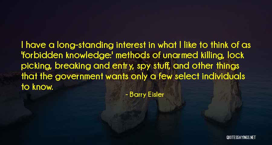 I Spy Quotes By Barry Eisler