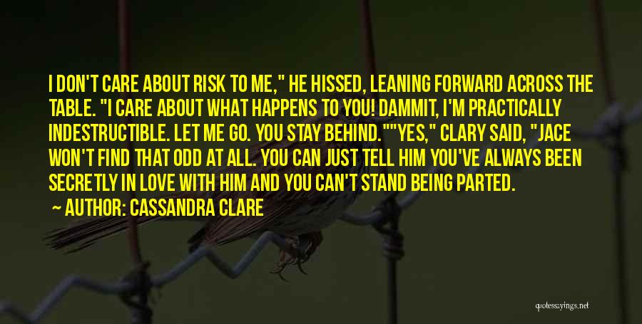 I Stand Behind You Quotes By Cassandra Clare