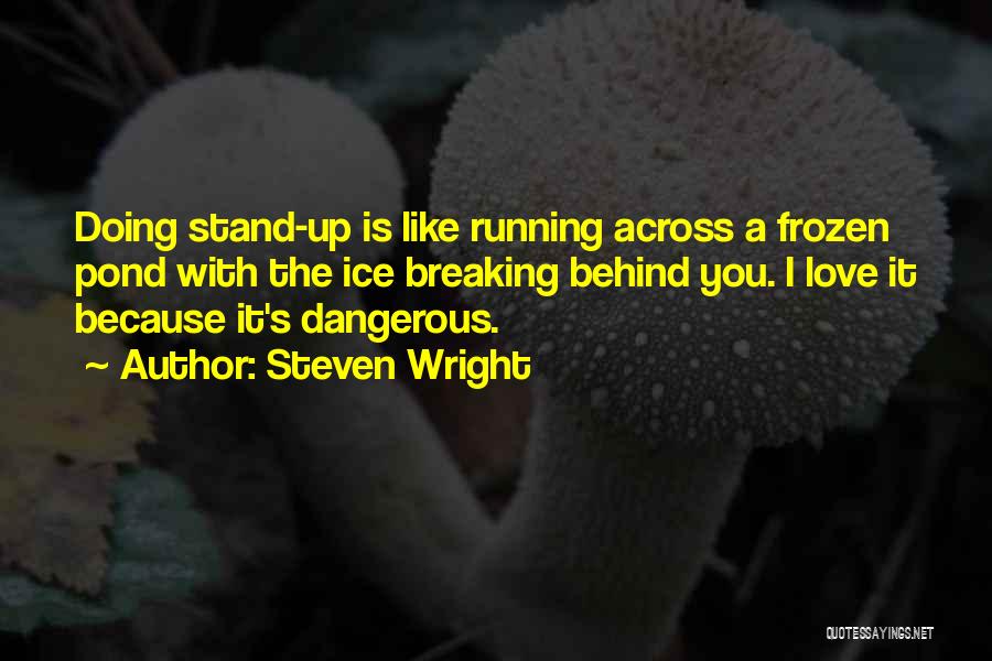 I Stand Behind You Quotes By Steven Wright