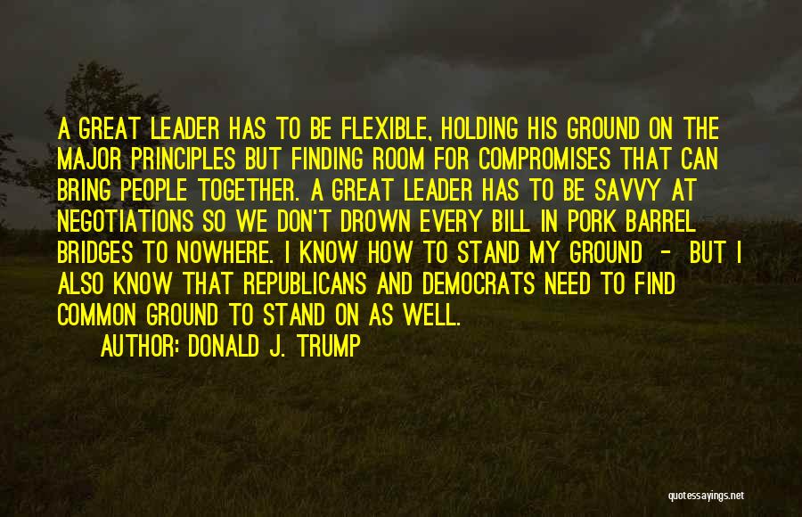 I Stand My Ground Quotes By Donald J. Trump