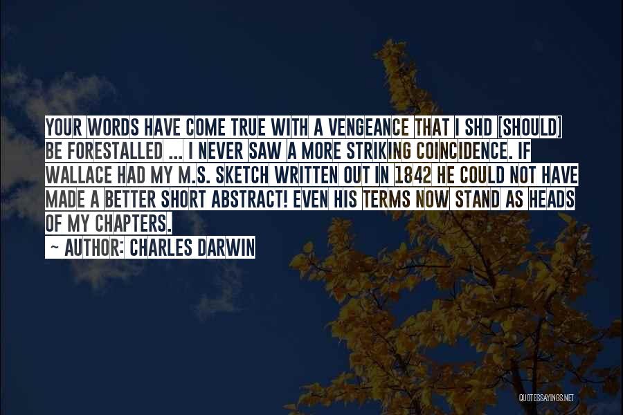 I Stand Out Quotes By Charles Darwin