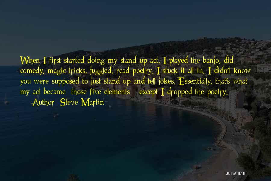 I Stand Up Quotes By Steve Martin