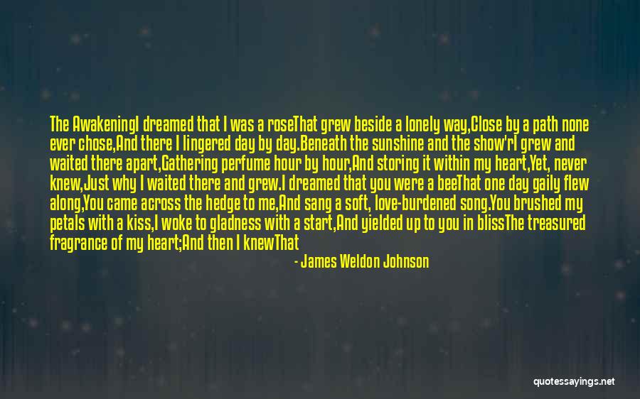 I Start My Day With Love Quotes By James Weldon Johnson