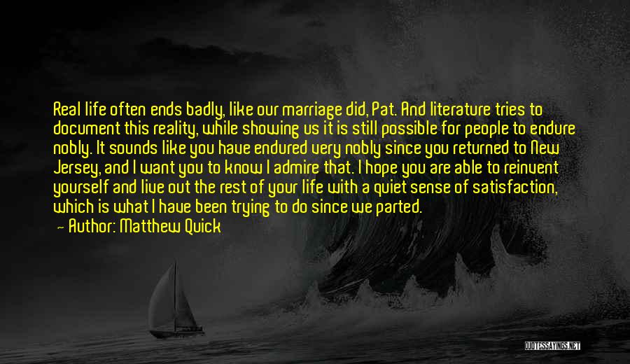 I Still Have Hope For Us Quotes By Matthew Quick