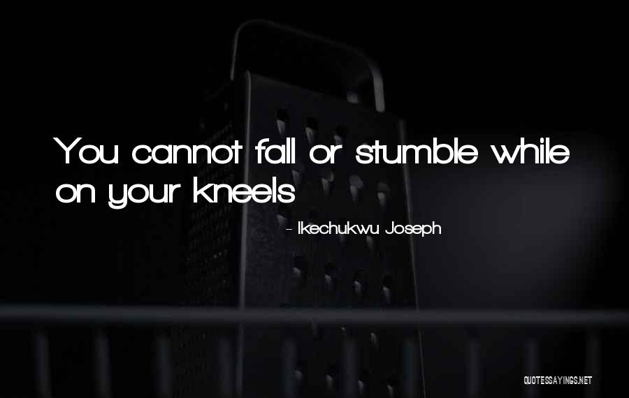 I Stumble And Fall Quotes By Ikechukwu Joseph