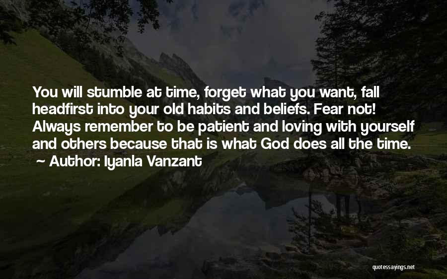 I Stumble And Fall Quotes By Iyanla Vanzant