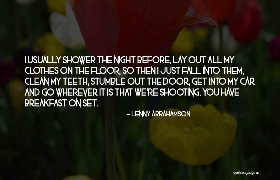 I Stumble And Fall Quotes By Lenny Abrahamson I Stumble And Fall Quotes By Lenny Abrahamson