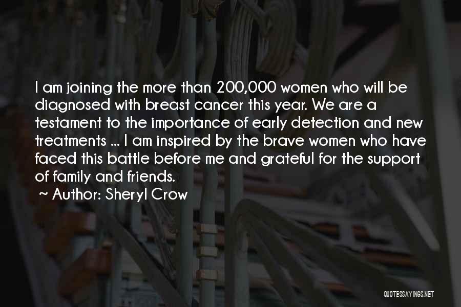 I Support Breast Cancer Quotes By Sheryl Crow