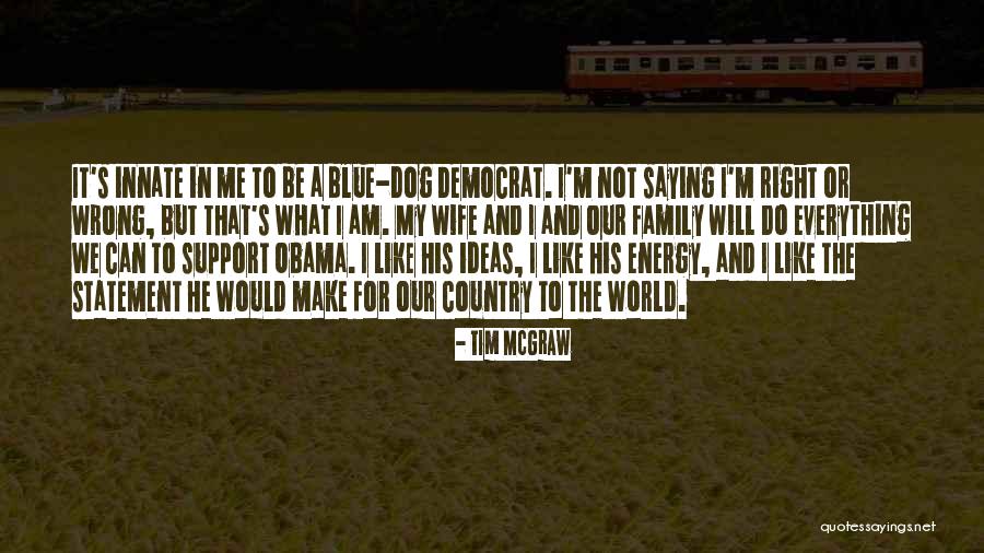 I Support Obama Quotes By Tim McGraw I Support Obama Quotes By Tim McGraw