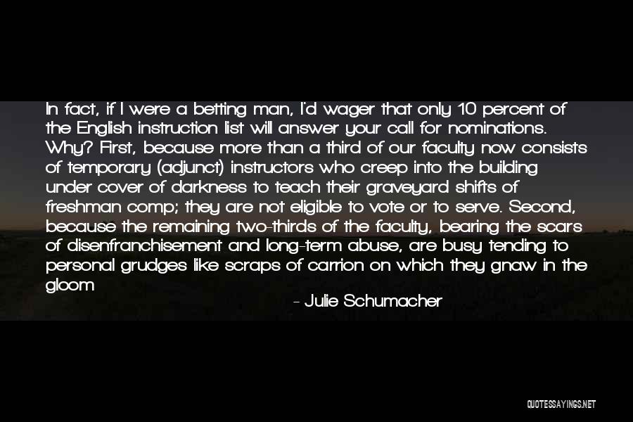 I Teach Because Quotes By Julie Schumacher