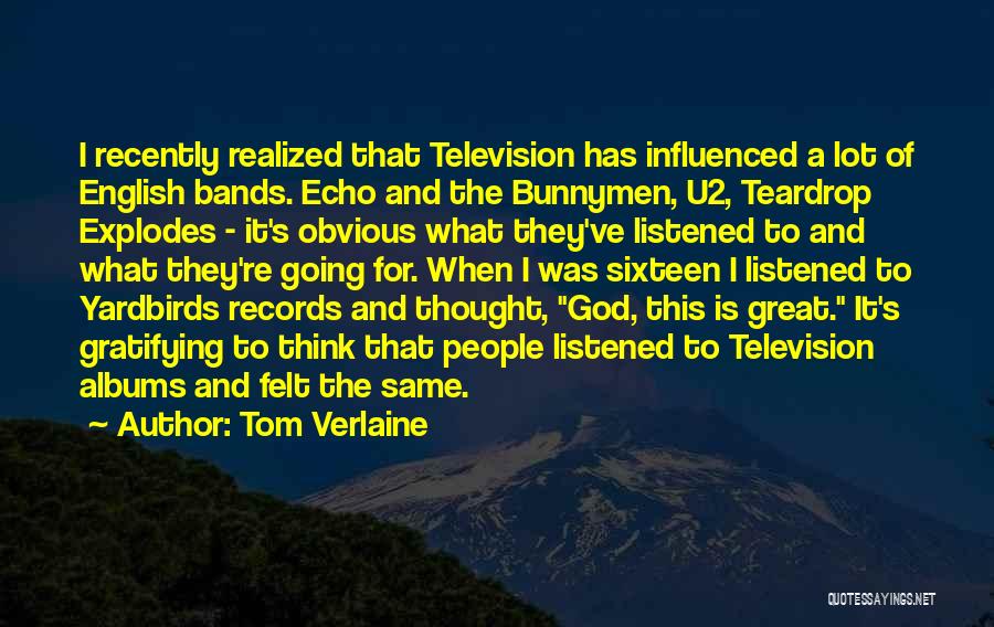 I Think God Quotes By Tom Verlaine I Think God Quotes By Tom Verlaine
