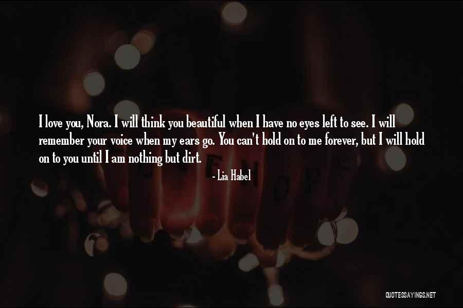 I Think I Am Beautiful Quotes By Lia Habel I Think I Am Beautiful Quotes By Lia Habel