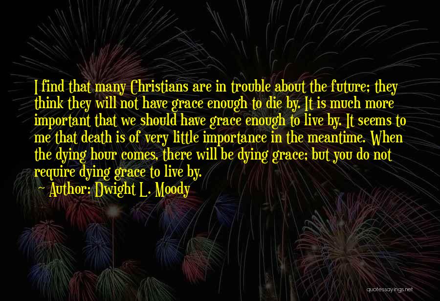 I Think I Should Die Quotes By Dwight L. Moody